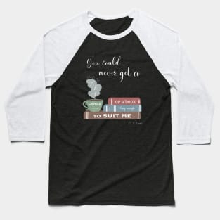 Tea and Books Baseball T-Shirt